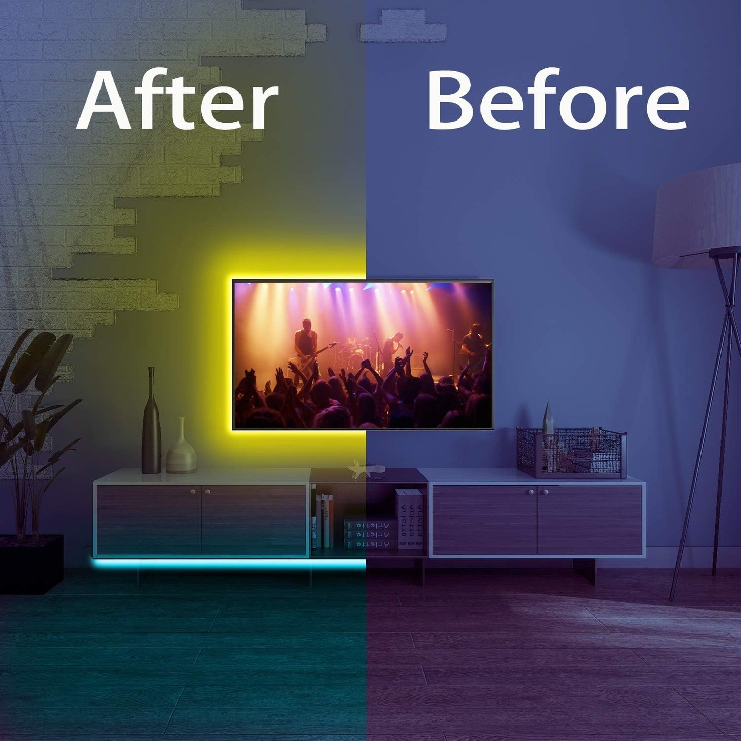 150 leds per 2-roll kit with multicolor color-changing modes