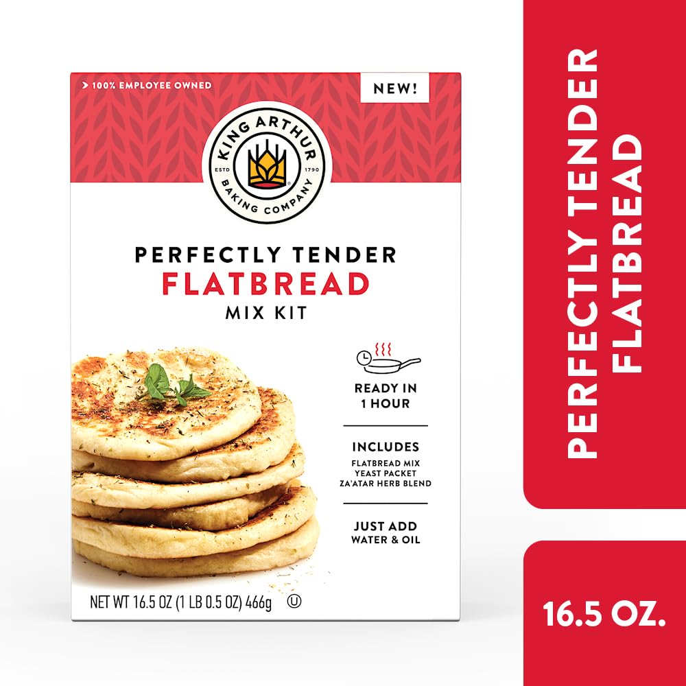 16.5 oz package yielding 8 flatbreads for family or gathering portions