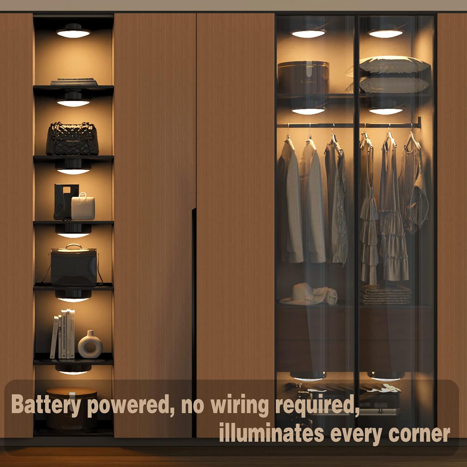 16 color modes including warm white and smooth cycle through 12 fixed colors