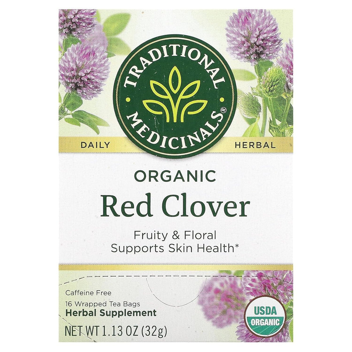 16 individually wrapped tea bags for freshness and portability