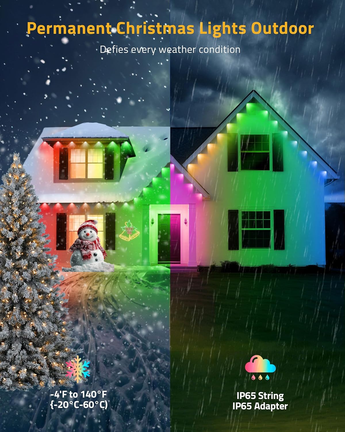 16 million color options plus 63 pre-programmed lighting scenes