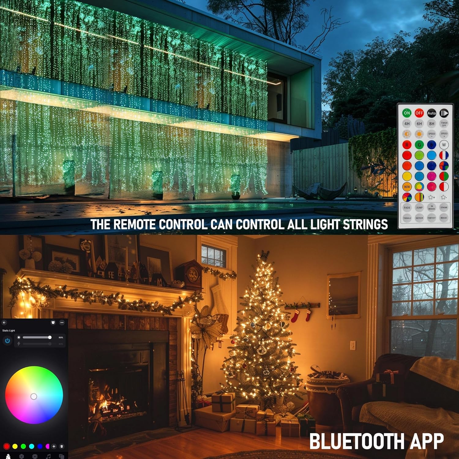 16 million color output across multiple preset scenes and dynamic modes