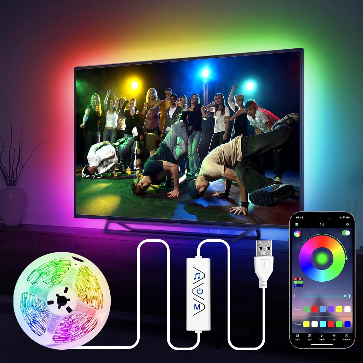 16 million rgb colors with 28 dynamic modes for full customization