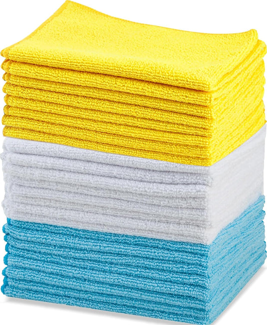 16" x 12" microfiber cloth in packs ranging from 24 to 288 units