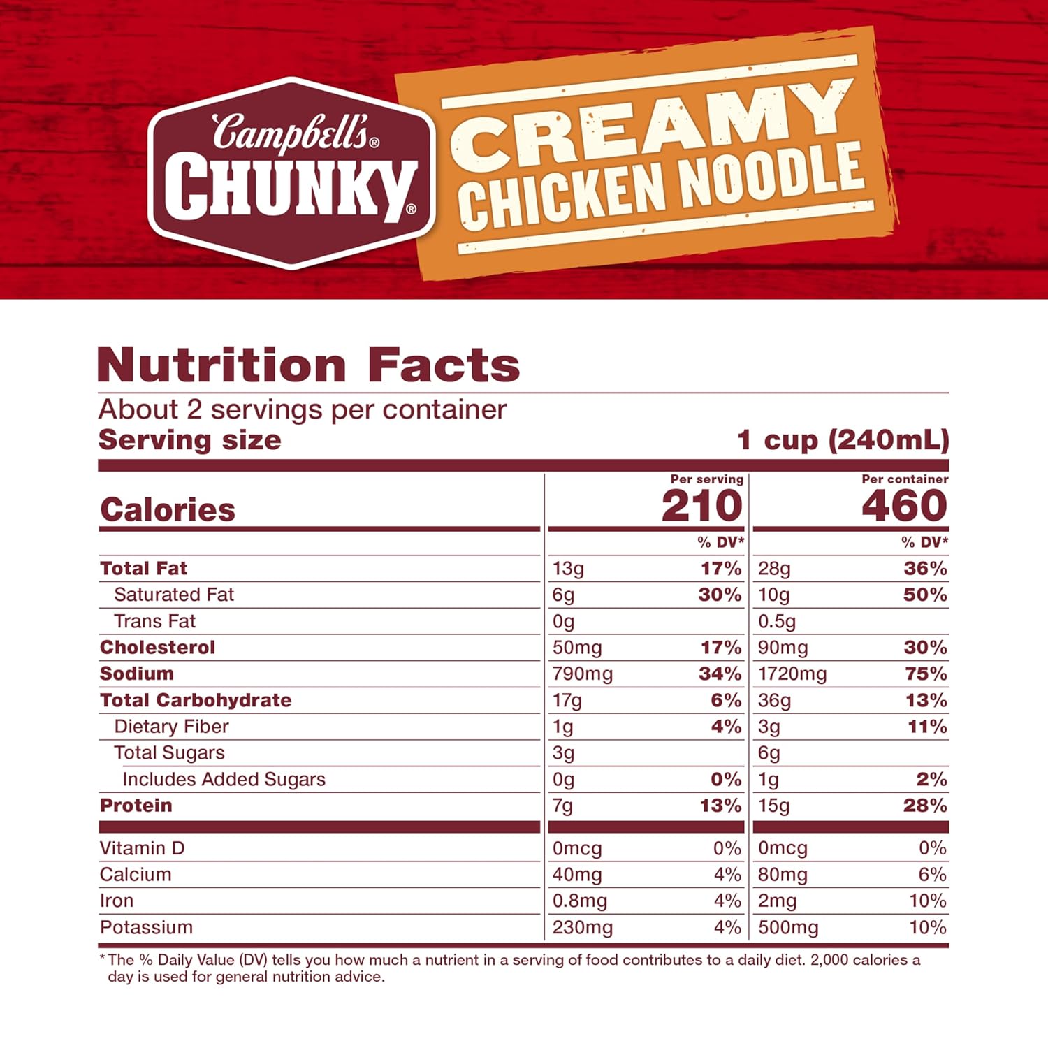 16g of protein per can from big chunks of white chicken meat
