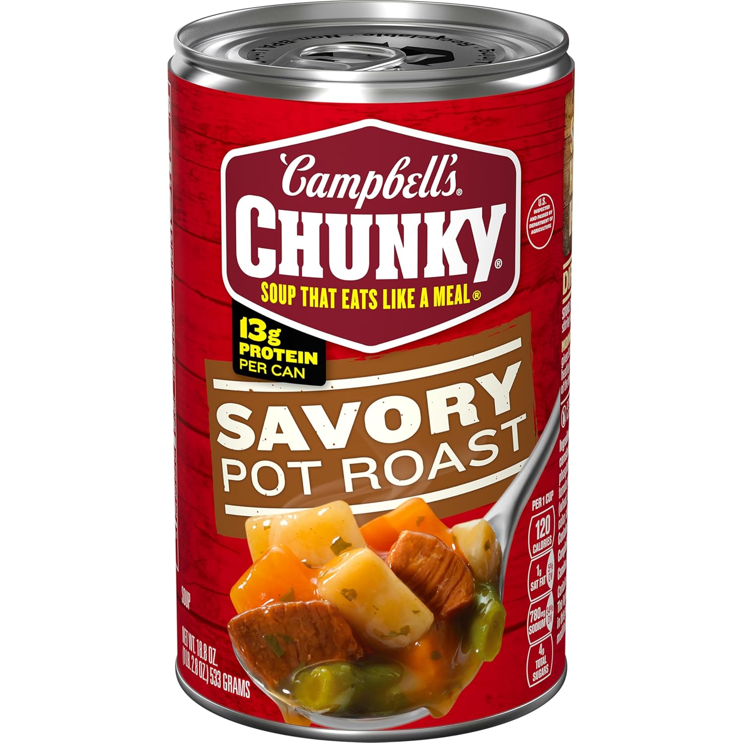 18.8 oz single-serve can sized for a full meal
