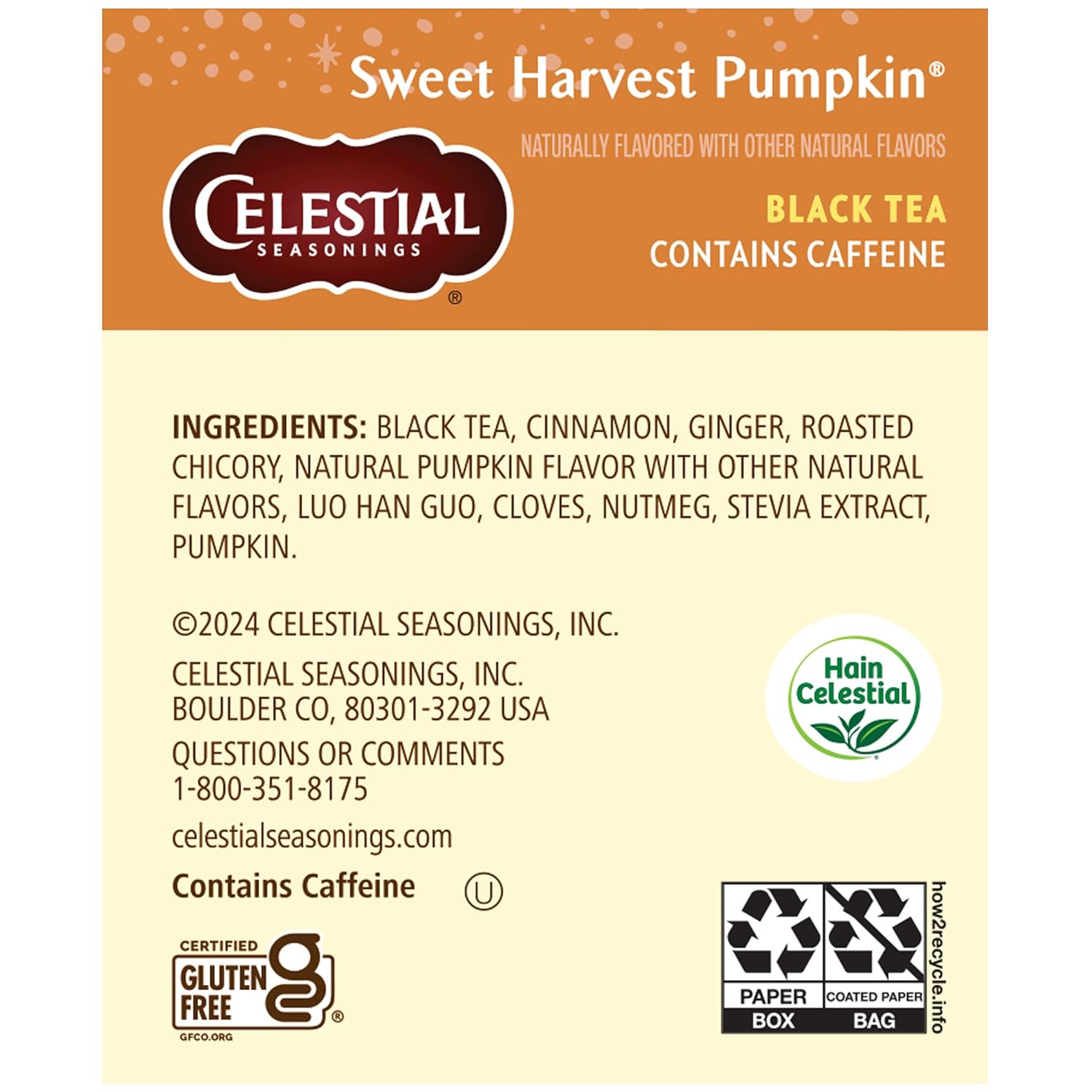18-count box (nutcracker sweet and pumpkin) and 20-count options (white chocolate peppermint)