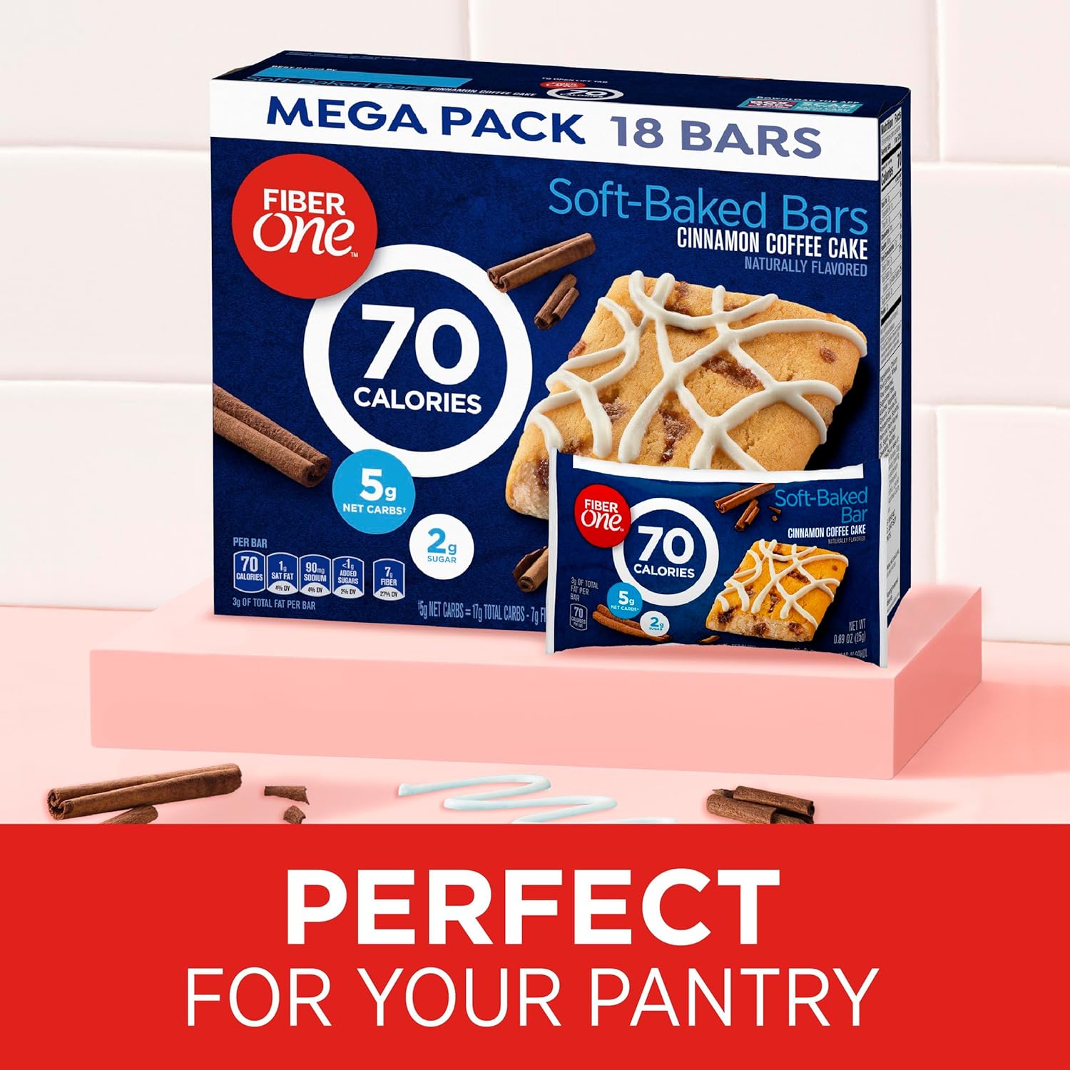 18-count mega pack in a single 16 oz resealable-style box for bulk snacking