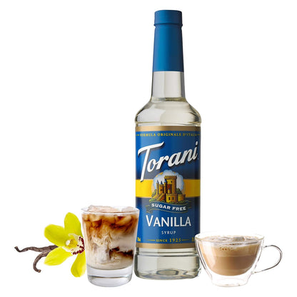 18 flavor variants including sugar free vanilla, caramel, hazelnut, chocolate, peppermint, pumpkin pie, and salted caramel for broad menu versatility