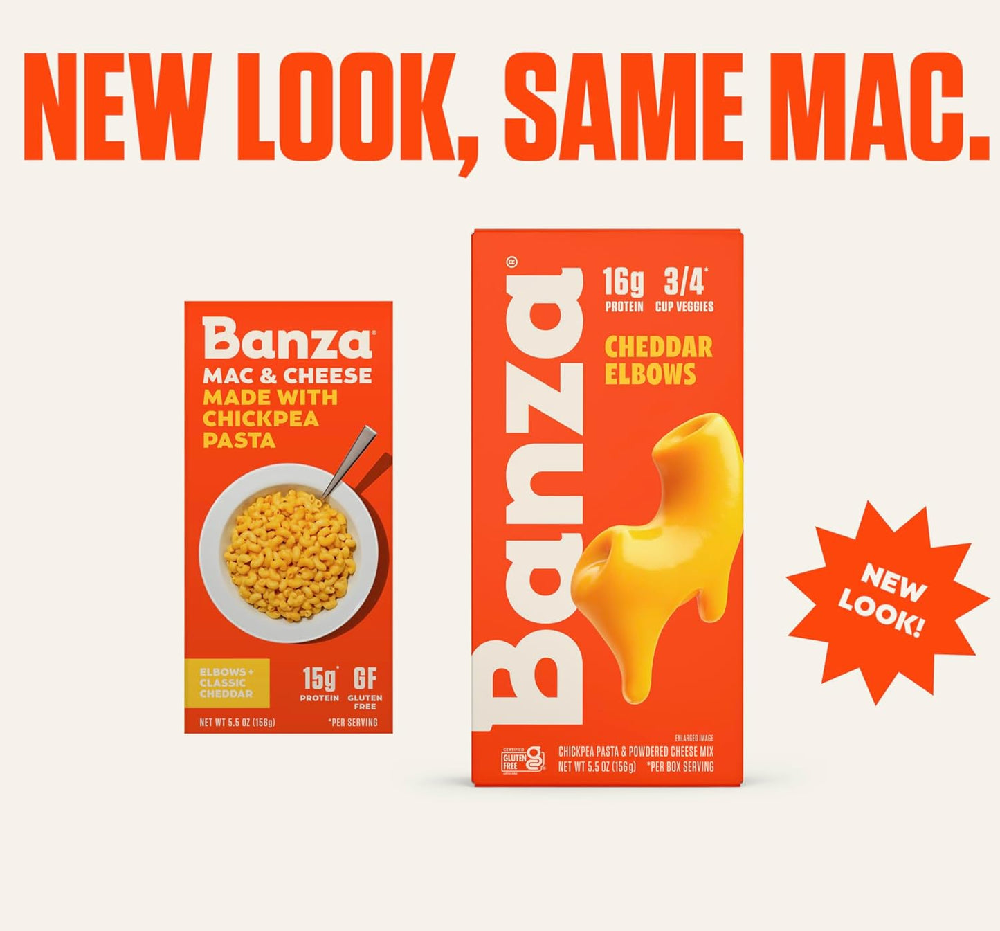 18g of protein per serving from chickpea and dairy sources