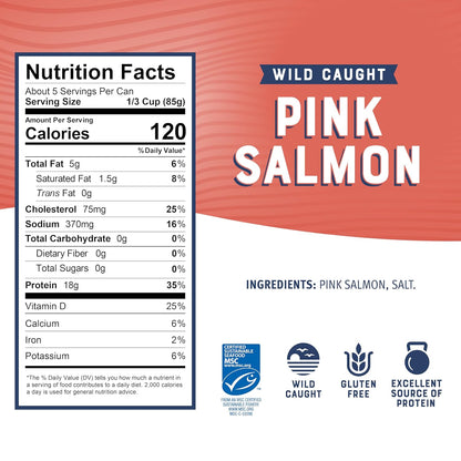 18g protein per serving with approximately 5 servings per large can