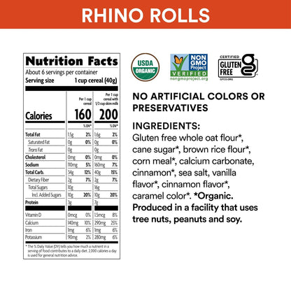 18g whole grains per 40g serving