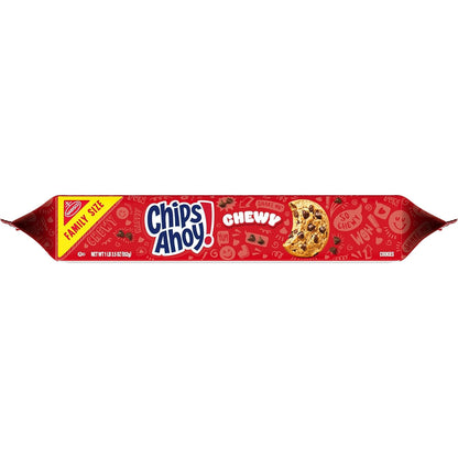 CHIPS AHOY! Soft Chewy Chocolate Chip Cookies, Kid-Sized Snacks for Lunches and After-School Treats