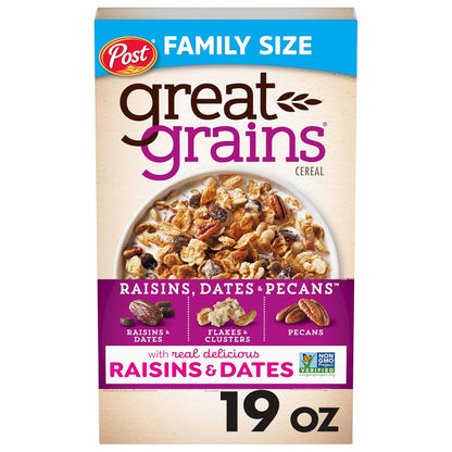 19 oz box providing multiple breakfast servings