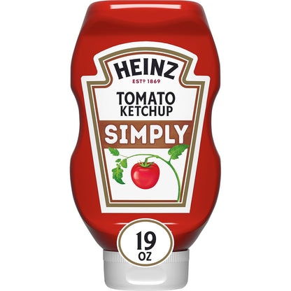 19 oz easy-squeeze plastic bottle with resealable cap