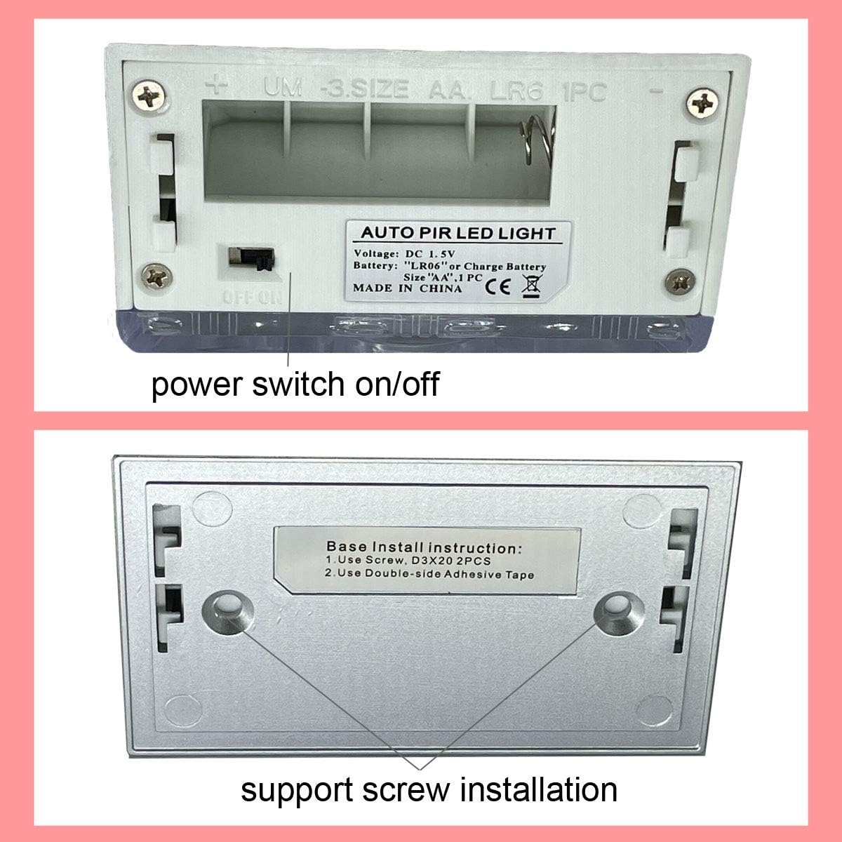 1x aa battery power source (cordless, 1.5v operation)