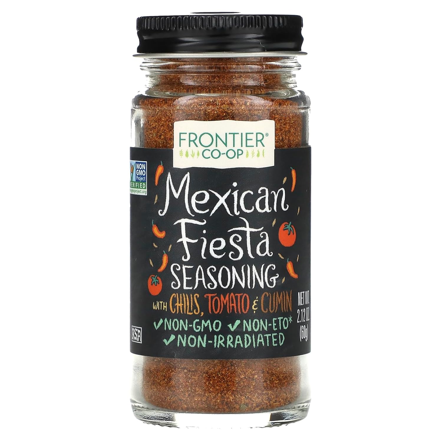 2.12-ounce glass jar with compact 4.1 x 1.8 x 1.8-inch footprint for easy pantry storage