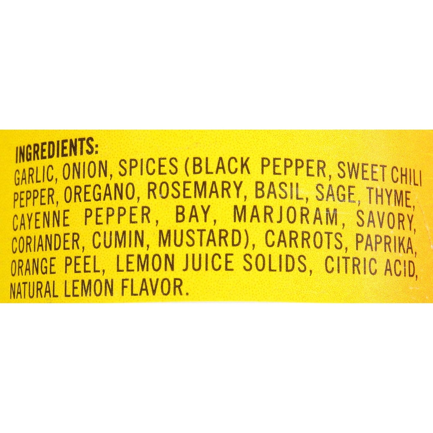 2.4-ounce shaker bottle format for easy sprinkling