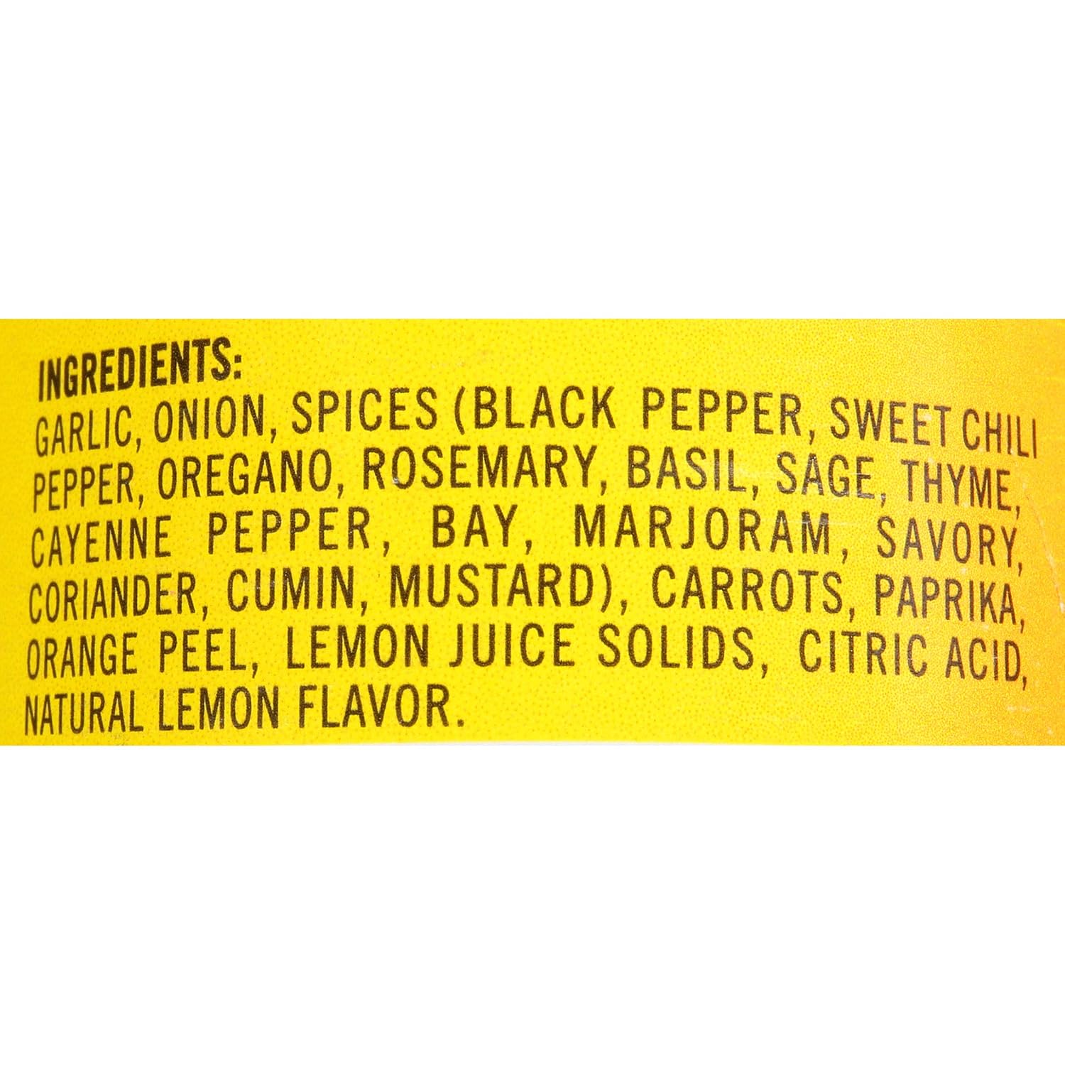 2.4-ounce shaker bottle format for easy sprinkling