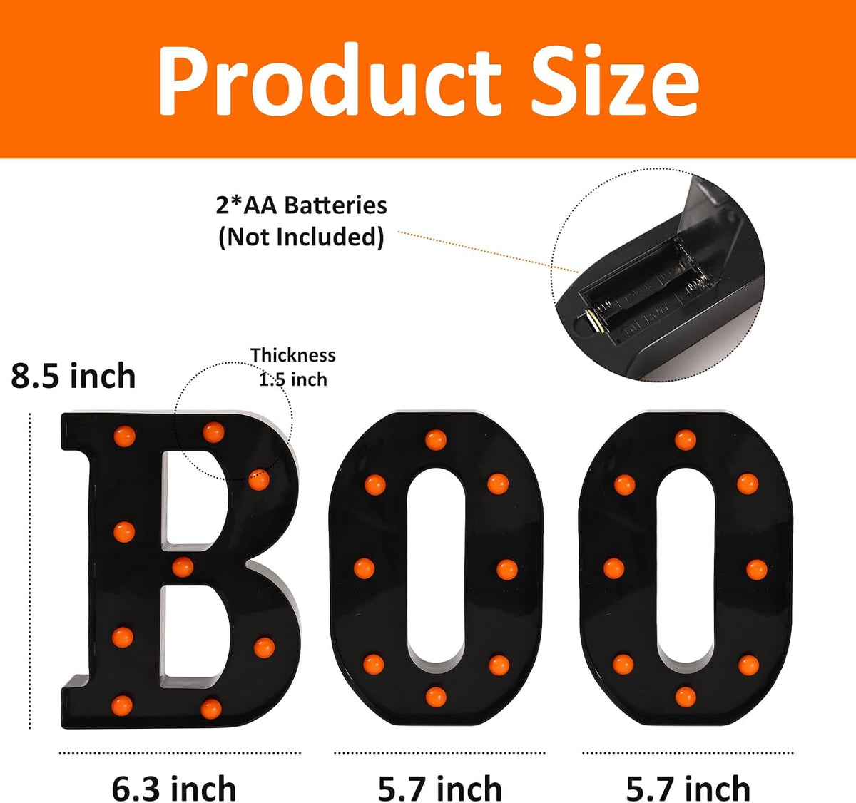 2 aa battery power for fully cordless placement