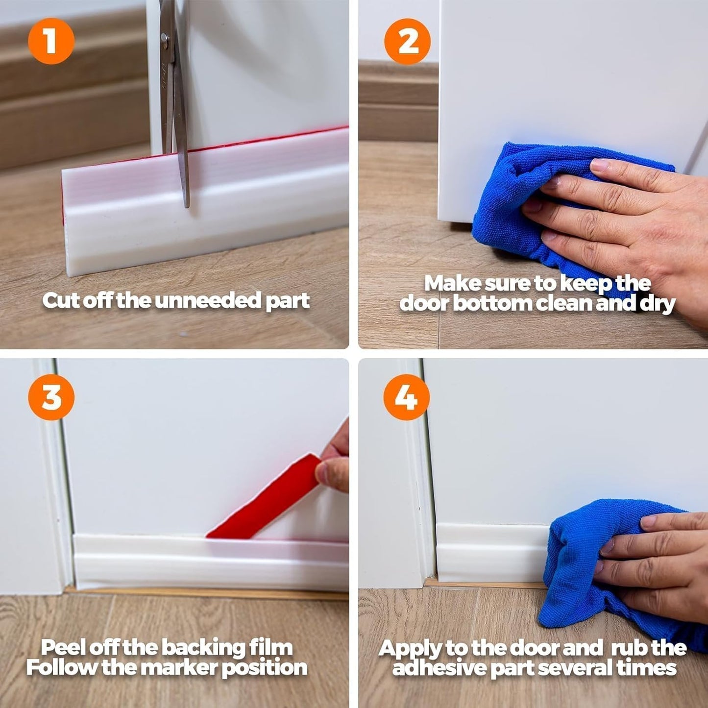 2-count packaging with warm-weather hair-dryer activation tip for cold-climate adhesion