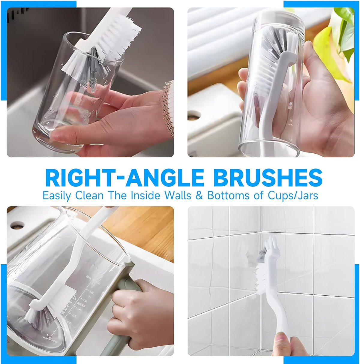 2 flat scrapers for quick wipe-downs of stuck-on residue
