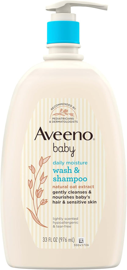 2-in-1 body wash and shampoo with rich creamy lather for hair and skin in one step
