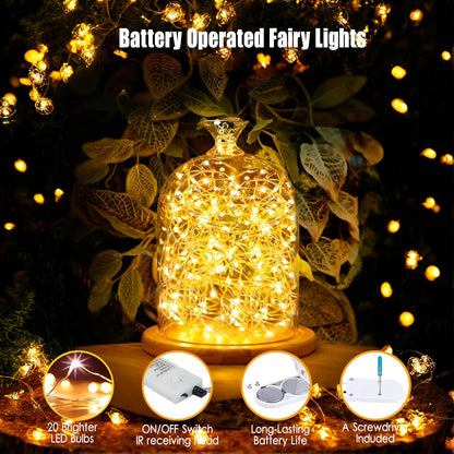 2 ir remote controls with 8 lighting modes and 4-level brightness adjustment