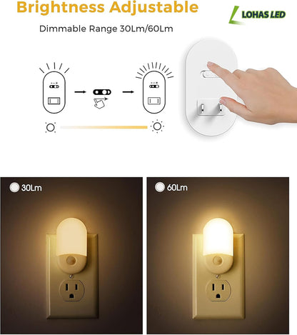 2-level brightness slider (30lm / 60lm)