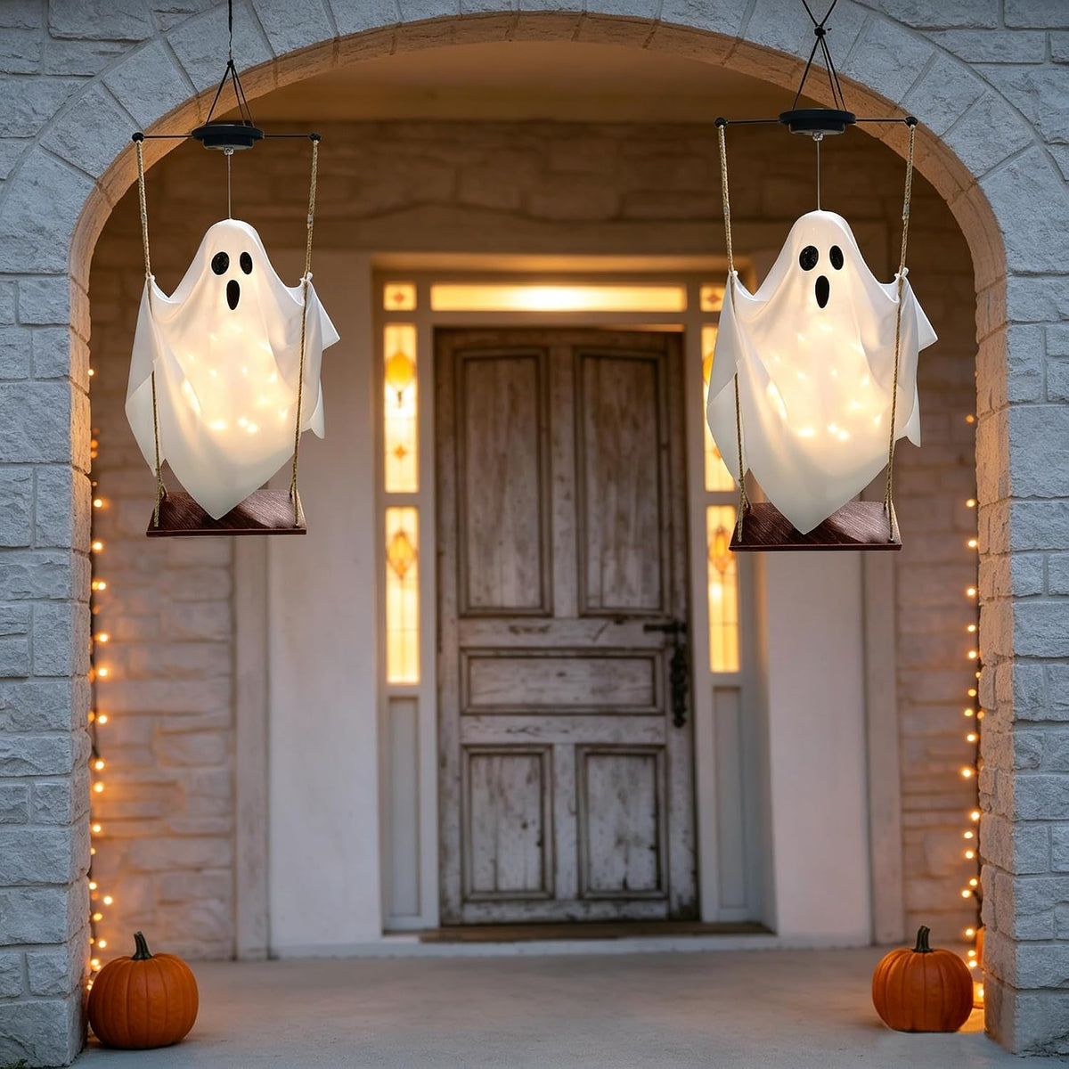 2-pack set (each unit 12.6"l x 3.9"w x 29.5"h) with simple hook-style hanging installation