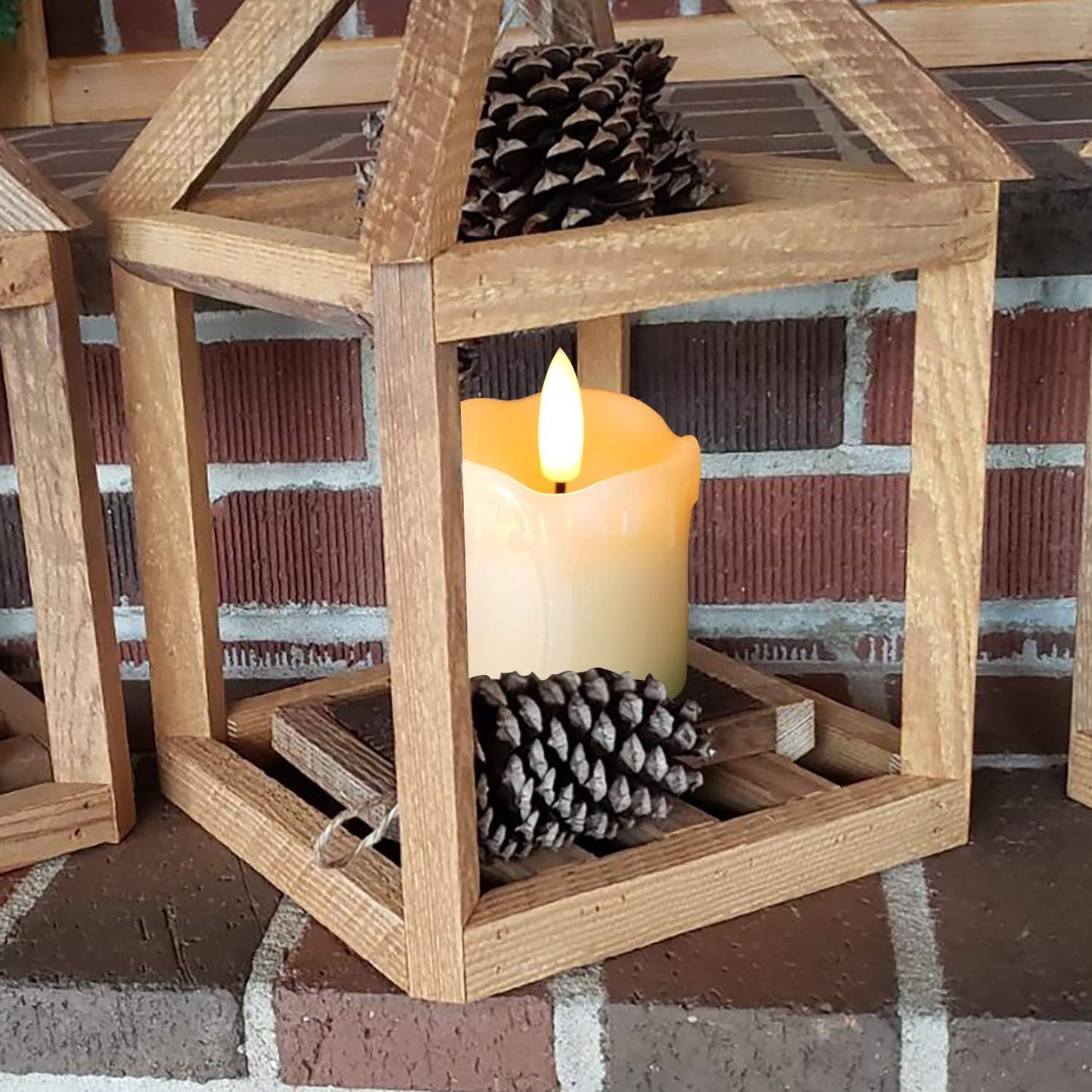 2" x 2" compact votive size sold in a set of 6 for grouped displays
