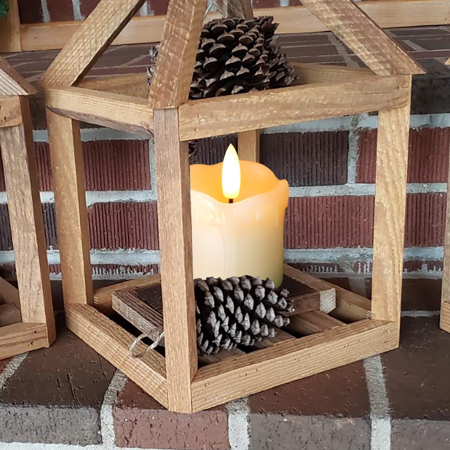 2" x 2" compact votive size sold in a set of 6 for grouped displays