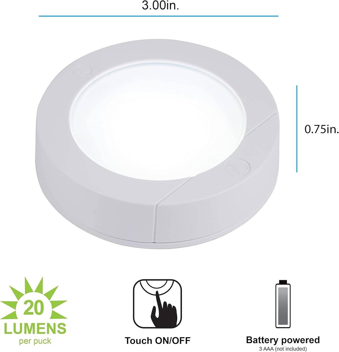 20-lumen cool-white long-life led with no bulb replacement