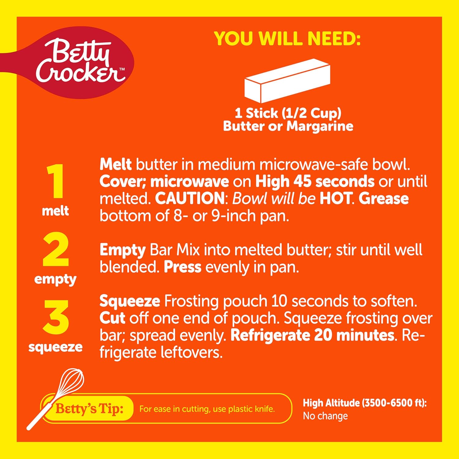 20-minute refrigeration time before serving