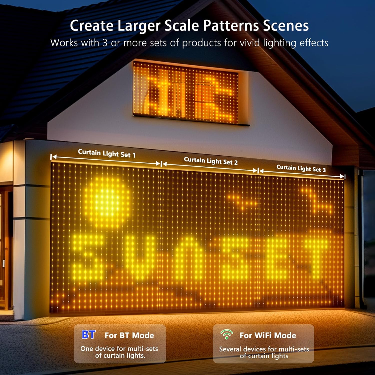 200+ dynamic scene modes covering american flag, christmas, halloween, birthday, and valentine's themes