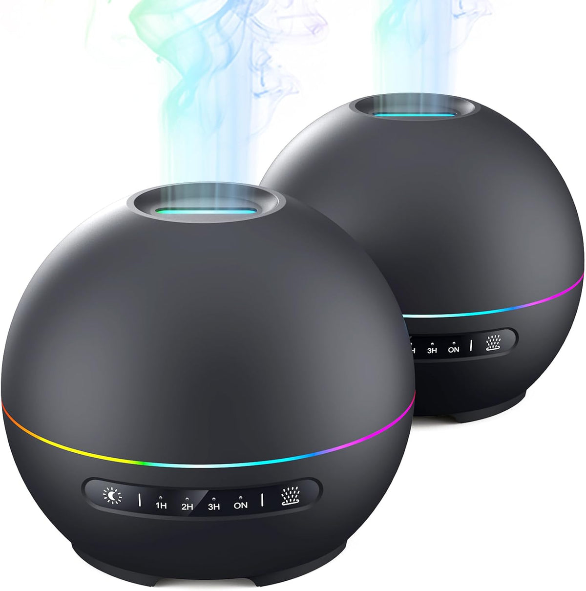 200ml water tank delivering up to 10 hours of continuous mist