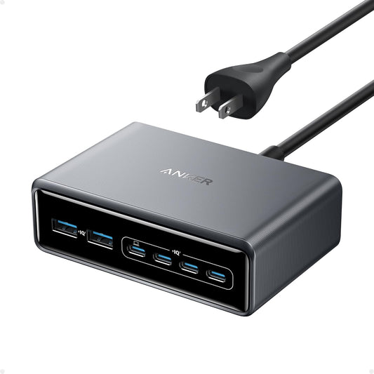 200w total output distributed across 6 usb-c ports