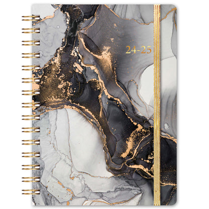2024 Planner - Planner/Calendar 2024, Jan - Dec 2024, 2024 Planner Weekly and Monthly with Tabs, 6.3&amp;#34; x 8.4&amp;#34;, Hardcover, Back Pocket, Daily Organizer
