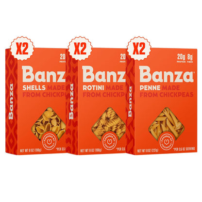 20g of plant-based protein per serving from chickpeas