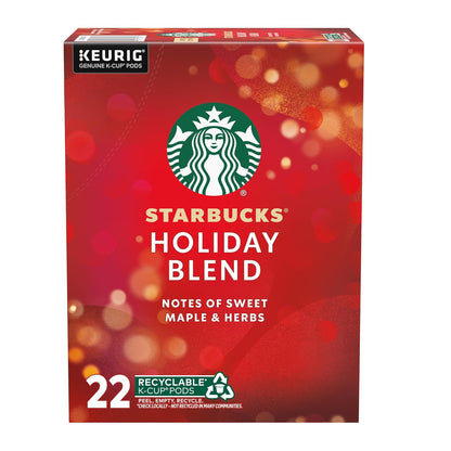 22 starbucks k-cup pods in one box