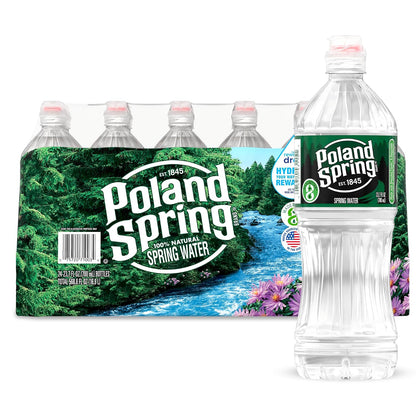 23.7 fl oz single-serve bottle with built-in sports cap