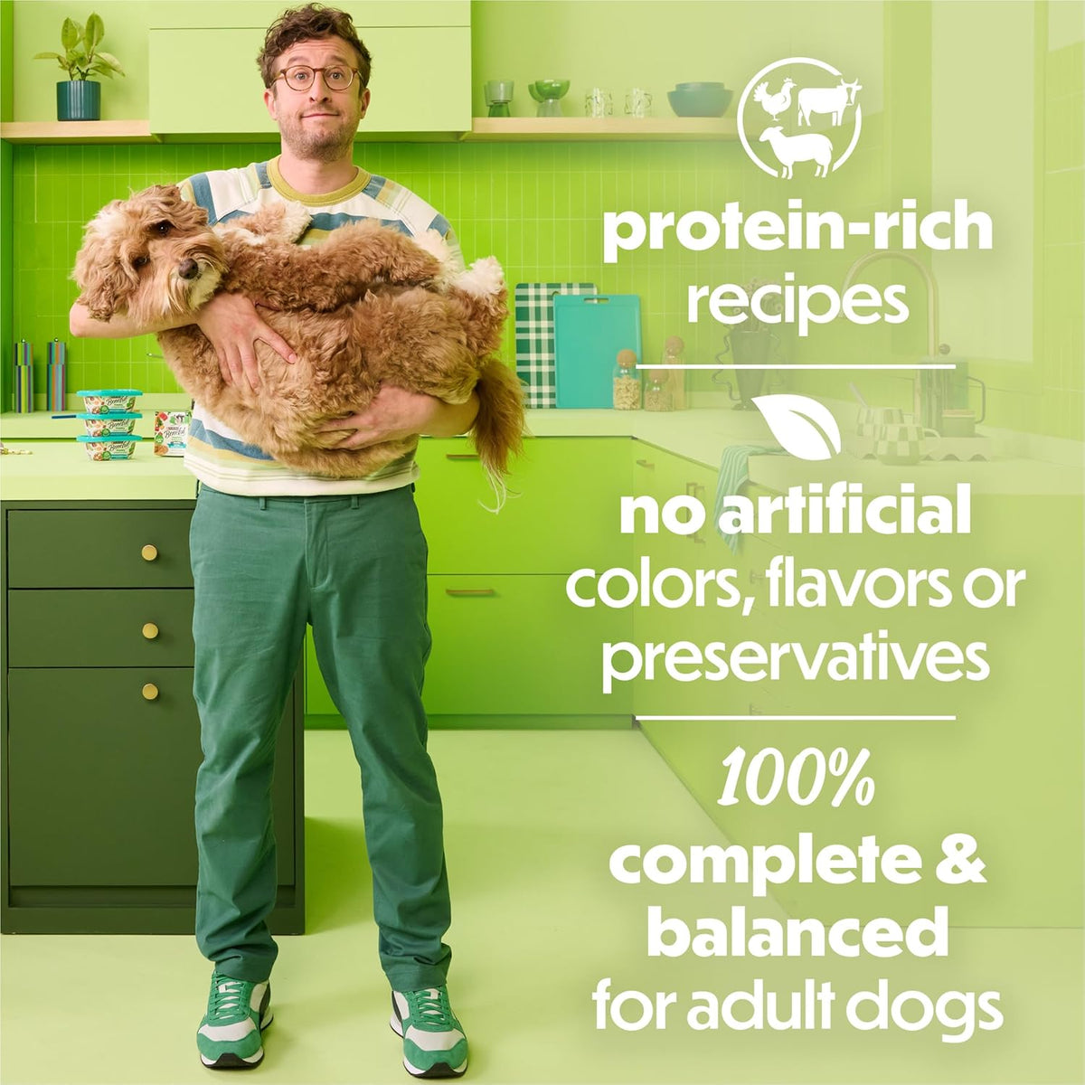 23 essential vitamins and minerals added for complete nutrition