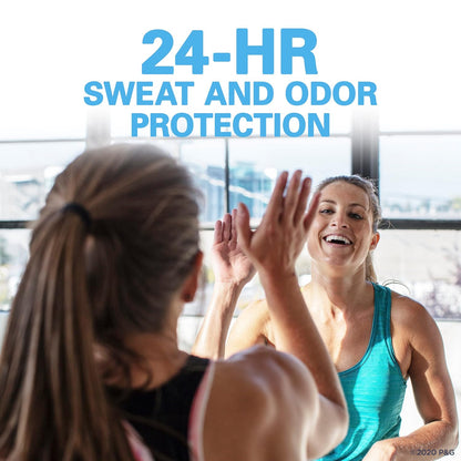 24-hour antiperspirant and odor protection formula