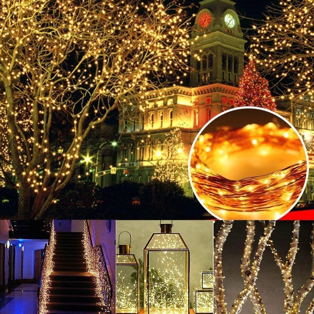 240 led count per pack (2x120led or 4x80led configurations) with warm white and multicolor options