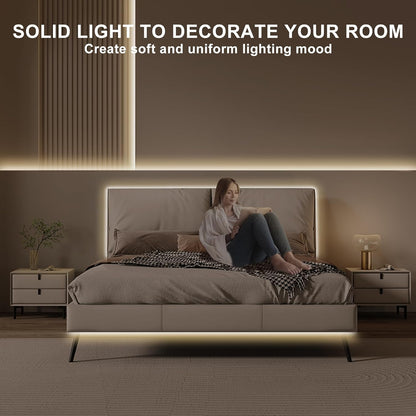 24v low-voltage operation, 36w power draw, 3400 lumen output with strong 3m-style adhesive backing