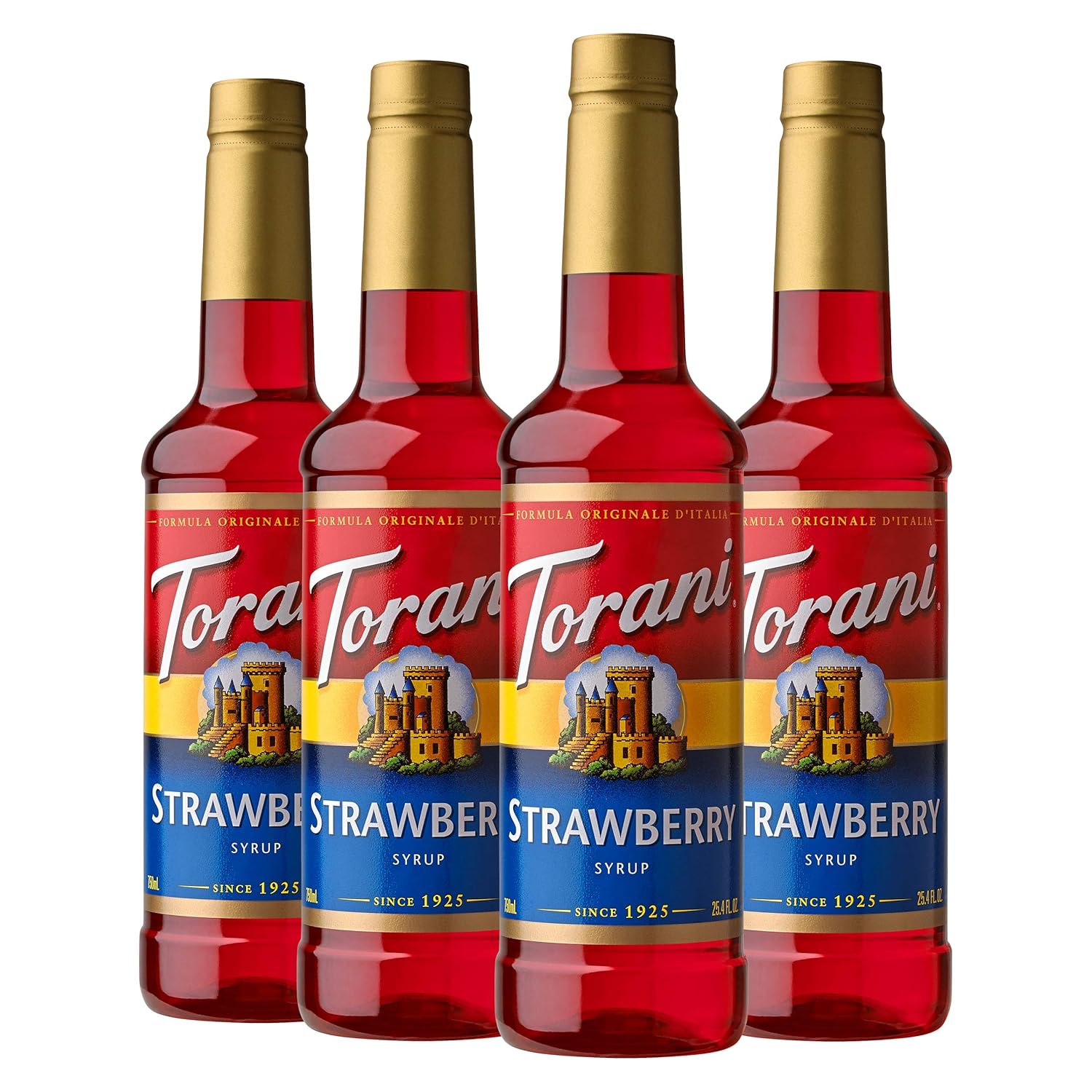 25.4 fl oz bottle (with select flavors available in 6.35 fl oz size) sold as a pack of 4