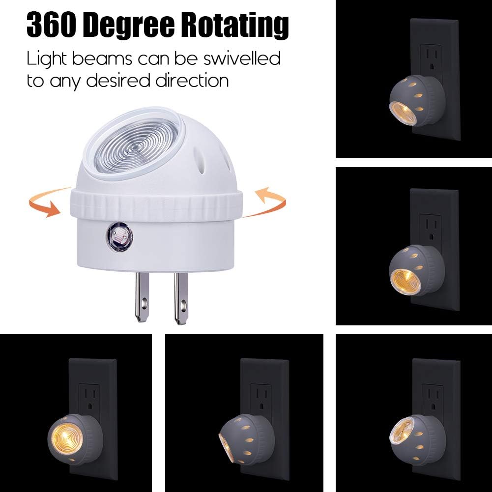 2700k warm white led at 6 lumens for soft nighttime glow