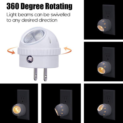 2700k warm white led at 6 lumens for soft nighttime glow