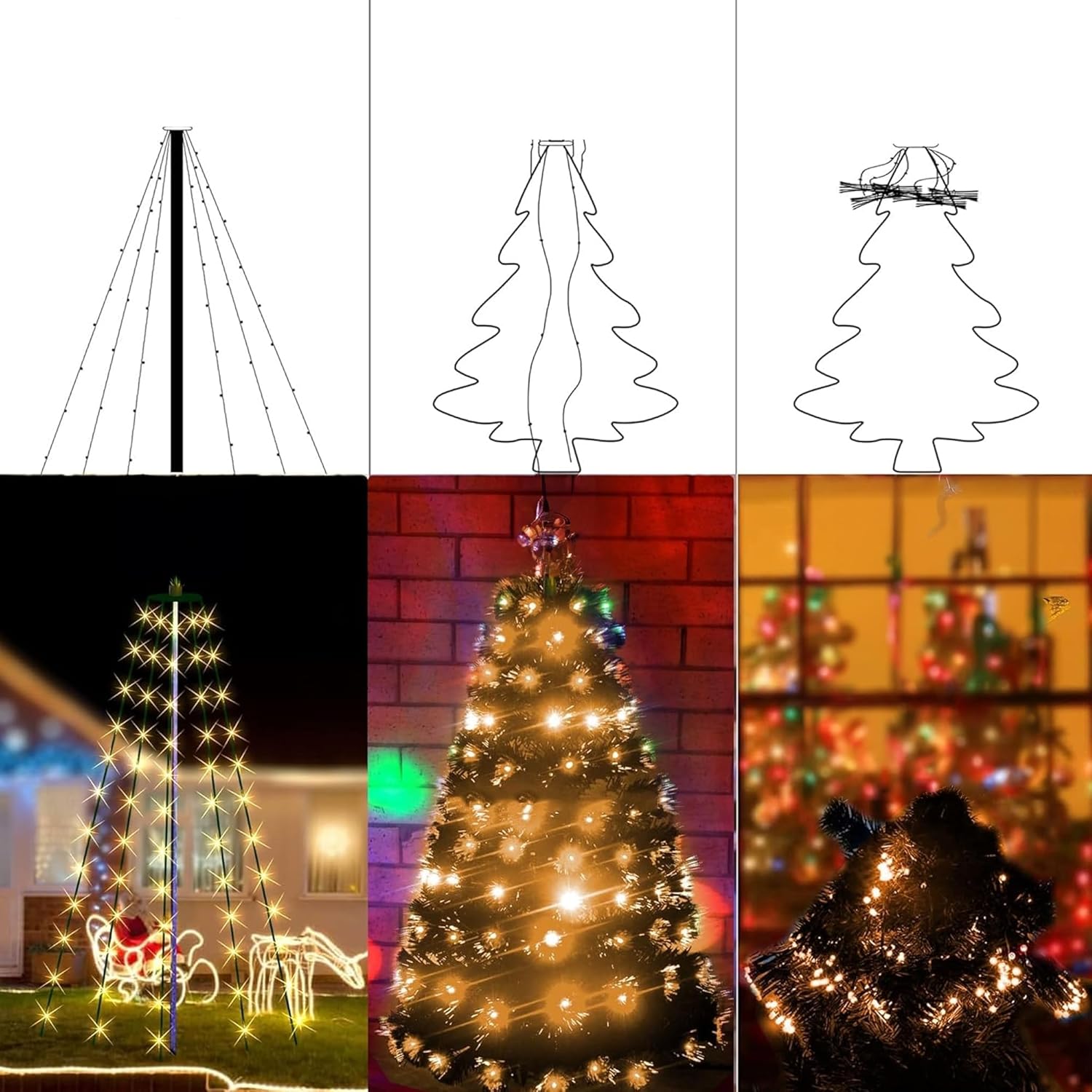 2800k warm white color temperature (and multicolor/white/dual variants) for cozy ambiance