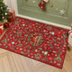 2' x 3' (Rectangular) - Christmas Red